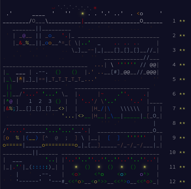 Advent of code 2025 'completed' homepage